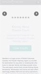 Mobile Screenshot of kickinghorsepowdertours.com